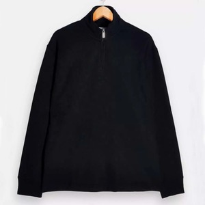 Sweat-shirt 1/4 à demi-fermeture éclair en coton personnalisé de haute qualité pour hommes - Product Image 6