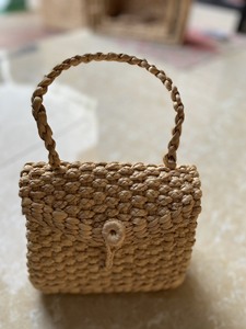 Top vente Vietnam jacinthe d'eau sac à la main écologique durable fourre-tout sac à main femmes paille sac de plage été - Product Image 5