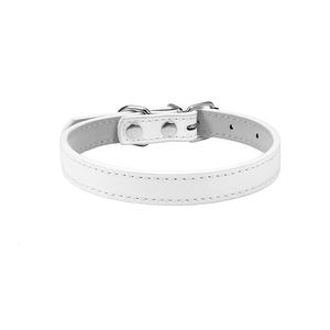 <span class=keywords><strong>Collar</strong></span> para Mascotas de PU de Color Sólido, Ajustable, Impermeable, de Cuero Sintético, para Cachorros, Perros y Gatos, Color Caramelo - Product Image 6