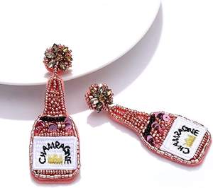 Dernier modèle Boucles d'oreilles pendantes en perles de style ethnique bohème faites à la main Bijoux de fête pour femmes-Cadeau parfait pour les femmes - Product Image 2