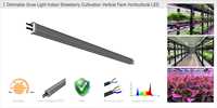 Barre lumineuse LED GE35 pour culture verticale de fraises, en aluminium, à spectre personnalisé, dimmable, pour usine de culture, CRI 90 élevé