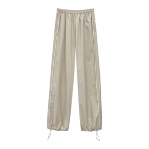 Pantalones Cargo Deportivos para Mujer, Invierno 2025, con Logotipo Personalizado Estampado, Cintura Elástica, Resistentes al Viento y de Secado Rápido - Product Image 3