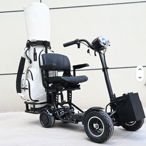 Voiturette de golf électrique authentique à quatre roues motrices, super puissante, pliable, légère, avec pneus larges, disponible en gros - Product Image 6