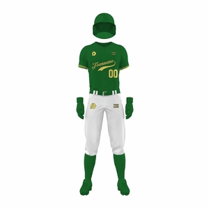 Ensemble d'uniformes de baseball de haute qualité pour hommes 100% Polyester Anti-UV séchage rapide personnalisable Baseball & Softball Sportswear Uniformes - Product Image 5