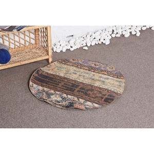 Alfombra de lana Beige Bohemia Vintage 2,6X2,6 pies área grande rectángulo Patchwork alfombra de felpa látex pasillo habitación alfombra nueva área grande - Product Image 2