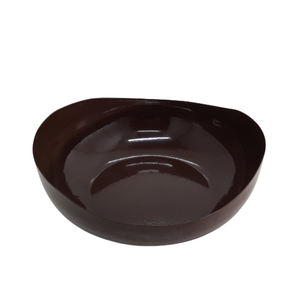 Meilleur bol moderne en fer, vaisselle écologique, finition mate biscuit, couleur vert clair doré, fait main, articles de cuisine pour les fêtes - Product Image 2