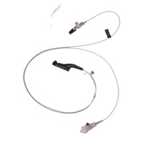 IMPRES Kit de tube translucide de surveillance à deux fils Beige durable et confortable pour les radios APX casques spécialisés