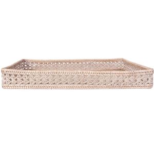 ตะกร้าหวายสานด้วยมือสำหรับเสิร์ฟพร้อมโต๊ะกาแฟสำหรับอาหารเช้าของตกแต่งบ้านและโรงแรม - Product Image 2