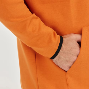 Sudadera con capucha de forro polar para hombre, para esquí y snowboard, con cremallera, talla grande, estilo urbano, chaqueta de esquí Sherpa, abrigo, traje de nieve - Product Image 3