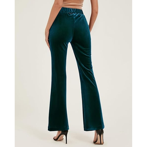 Pantalons pour femmes Nouvelle dernière vente en gros Pantalons pour femmes Taille décontractée à cordon à bas prix Pantalon de rue - Product Image 4