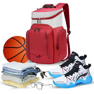 Sacs de basket-ball haute capacité avec compartiment à ballon dédié, sac à dos de sport multi-poches pour le football, le volley-ball, la salle de sport, l'école, l'équipe - Product Image 4