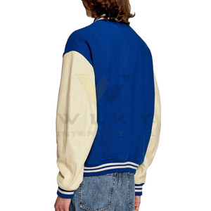 Chaqueta con letras OEM para hombre con cuello levantado, nuevo diseño personalizado, chaqueta única de excelente calidad - Product Image 3