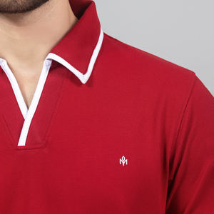 Suvin เสื้อโปโลถักแบบลำลองสำหรับผู้ชาย, ผ้าฝ้ายถักสองชั้นป้องกันรอยยับแห้งเร็วระบายอากาศและเป็นมิตรกับสิ่งแวดล้อมสำหรับฤดูร้อน - Product Image 5