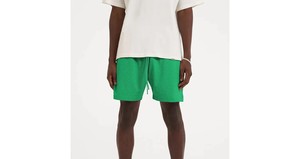 Pantalones cortos de baloncesto de cintura media para hombre, nuevo diseño personalizado, tejido de lana, tejido con cordón, logotipo personalizado, gimnasio, Fitness, carrera - Product Image 3