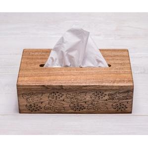 Portapañuelos de Madera de Lujo Especial para Ramadán y Eid con Logotipo Personalizado, Ecológico y Duradero, Estilo Americano para Uso Doméstico - Product Image 3
