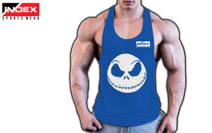 Débardeur de gymnastique pour hommes pour le fitness et la musculation Vêtements de fitness tricotés imprimés sur mesure Style décontracté - Product Image 2