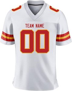 Ensemble d'uniformes de football américain sur mesure Design personnalisé avec numéro et nom pour maillot de football américain en équipe - Product Image 1