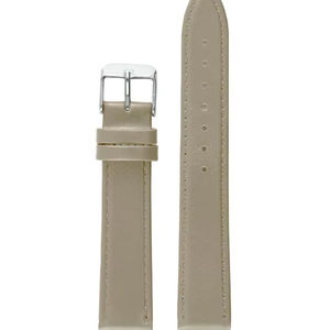 Unisex Leather 7 Beige Classic Genuine Luxury <b>Watch</b> Strap 20mm Breathable Water-Resistant Smart <b>Watch</b> Band Soft Light Adjustable - Product Image 1