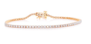 Timeless Diamond Luxury 1.00Ct Round Lab Grown Diamond Tennis Bracelet en oro de 14K Venta al por mayor OEM - Product Image 3