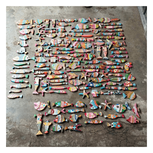 Directly Factory Price <b>Wooden</b> Fish to <b>Paint</b>/ Natural <b>Wooden</b> <b>Paint</b> Fish 5cm-25cm Home Decoration Gift - Product Image 4