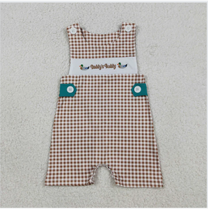 SR3508 Mameluco bordado para bebé niño con diseño de patos Mallard de Daddy's Buddy - Product Image 1
