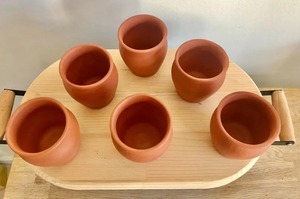 Taza de Barro Hecha a Mano de Calidad de Exportación, 150 ml, Estilo Natural Moderno para Beber Té y Café a Diario, Acabado Natural de Barro, Regalo Navideño - Product Image 2