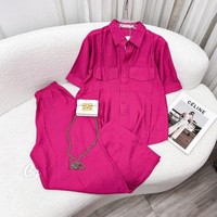 Ensemble de vêtements pour femmes en deux pièces, motif éclair, prix raisonnable, style décontracté naturel, lavable, emballage personnalisé, fabricant vietnamien