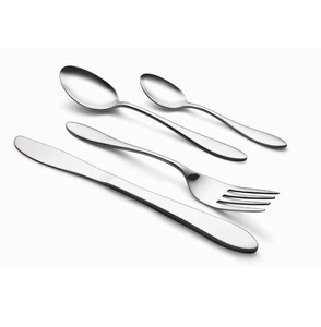 Service de couverts en acier inoxydable finition argentée luxe réinventé, conçu pour ajouter une touche royale à chaque table - Product Image 5