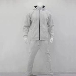 Conjunto de pantalones de chándal personalizados con capucha, chándales para correr de dos piezas para hombres, fabricantes de ropa de invierno para hombres - Product Image 4