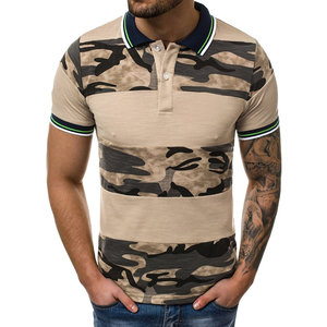 À la mode hommes polos 100% coton tissu respirant été à manches courtes col Polo OEM ODM prix d'usine en gros - Product Image 6