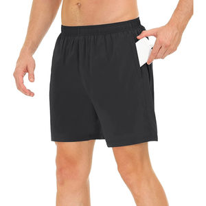 Short sans cordon pour homme Short tendance et tendance en polyester/nylon extensible avec poche arrière respirante - Product Image 6