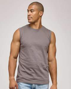Camiseta sin Mangas para Hombre, Estilo Urbano, Minimalista, Tejido Suave y Transpirable, para Combinar o para un Estilo Veraniego - Product Image 4