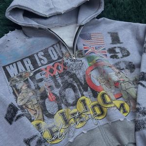 Sudaderas Urbanas Bordadas 100% Algodón Otoñales, Personalización de Marca, Etiqueta Privada, Venta al Por Mayor - Product Image 2