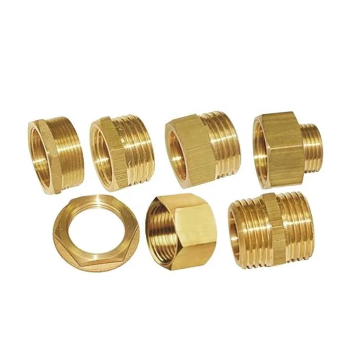 Nhà máy tùy chỉnh thực hiện chính xác Brass phụ kiện đường ống