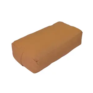 Wholesale Price Natural Cotton Filled Pranayama Yoga Bolster ( Removable and Washable Cover ) Supplier From India