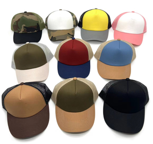 Gorra de camionero Gorra de espuma unisex Diseño de malla a cuadros personalizado Estilo de béisbol de color rosa para hombres y mujeres - Product Image 2