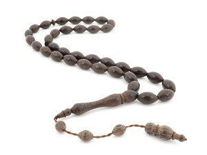 Coffret cadeau islamique comprenant des perles de tasbih en corne artisanales, design islamique traditionnel, toucher réel, personnalisable, religieux - Product Image 6