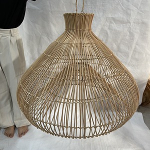 Venta al por mayor más barato a mano colgante Luz de ratán lámpara - Product Image 3
