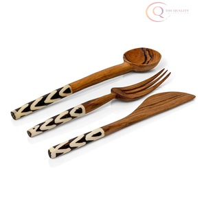 Juego de Cubiertos de Madera de Lujo, Utensilios de Madera Natural Sostenible para una Experiencia Gastronómica Elegante - Product Image 6