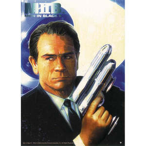 Carte postale moderne « Hommes en noir II » pour décoration murale - Product Image 1