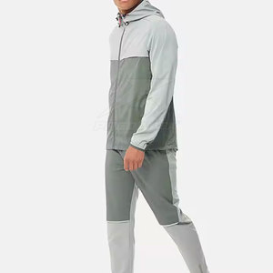 Costume coupe-vent pour hommes en nylon polyester léger imperméable à l'eau logo personnalisé costume coupe-vent en nylon pour l'extérieur - Product Image 3