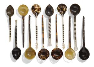 ช้อนเขาควายธรรมชาติขัดเงากระจกสไตล์สัตว์ที่ไม่เหมือนใครหรูหราตกแต่งโต๊ะในร้านอาหาร - Product Image 3