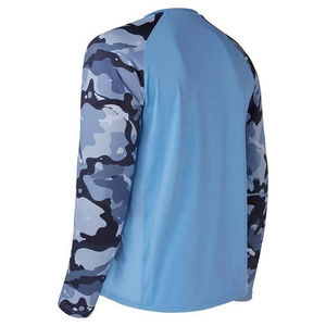 Camisa de pesca personalizada de alta calidad de fabricación, camisa deportiva transpirable de secado rápido para hombre, camisas de pesca de talla grande de camuflaje - Product Image 3
