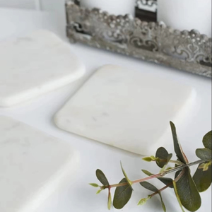 Posavasos de lujo Craft Emporium, alfombrillas y almohadillas de piedra de mármol y madera natural para casas elegantes, cocinas, restaurantes y vajilla - Product Image 1