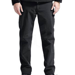 Pantalon Softshell pour hommes de haute qualité tenue décontracté léger en gros meilleure qualité taille élastique motif droit - Product Image 4