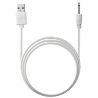 Cable de carga de CC de 2,5mm de repuesto para masajeadores de varita vibratoria y juguetes Cable de carga USB rápido 1,2 metros/3,94 pies para impresoras