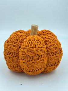 High Quality Luxury Handmade 3D Crochet Pumpkin Soft Cotton <b>Halloween</b> Thanksgiving Harvest Wedding Party Decor New Arrival Gift - Product Image 2