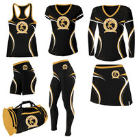 Uniforme de cheerleading personnalisé selon votre propre design, dernier style, fabrication en usine