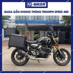 For Triumph Speed 400 Rear Rack with Aluminium <b>Tail</b> Bag Mounting for Secure Luggage <b>Box</b> Attachment - Product Image 5
