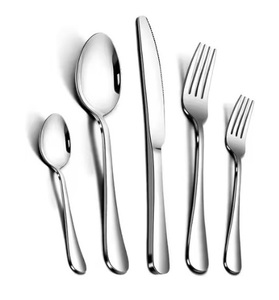 Restaurant-grade stainless steel <b>flatware</b> in bulk with 18/10 durability, ideal for large dining establishments in restaurants - Product Image 2